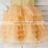 Wholesale Children's Boutique Flower Girls Dresses Sequin Tutu Dress Chindren Wear thumbnail-5