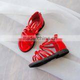 S60229B Newest Design Wholesale Beach Kids Sandals Girls Roman Sandals thumbnail-1