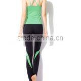 Woman Aerobics Pant Suit Yoga Shirts Body Building Clothing(Green) thumbnail-2