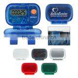 Pedometer - Has Laser-tuned Pendulum Movement, Unit Flips Down for Easy Viewing and Comes With Your Logo