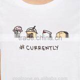 2016 Short Sleeve Round Neck Currently Graphics Print Women T-shirt,cheap Custom Print Basic Tee thumbnail-4