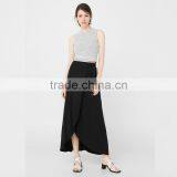 Office Lady Fitted Crop Top Designs Stylish Simple Sleeveless Blouse thumbnail-6