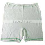 50% Polyester & 50% Cotton (1x1 Rib) Short Pants (White Bleached) thumbnail-2