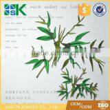 Chinese Cheongsam Style Green Bamboo Patch Embroidery Applique Sew On Patches Lace Fabric Motif thumbnail-1