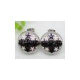 Enamel and Epoxy Stainless Steel Stud Earrings With High Quality for Anniversary thumbnail-1