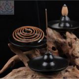 Multipurpose Ceramic Incense Burner Bottle Gourd Shaped Incense Holder Smoke Backflow Aroma Furnace Home Decor