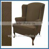 Stretch Pique Wing Chair Covers thumbnail-1