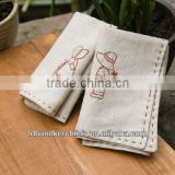 cotton linen romantic handkerchiefs