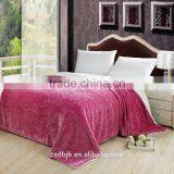Good Quality Super Soft Cherry Red Thermal Polar Fleece Blanket New Product 2016