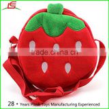 best price berries strawberry soft plush toy children portable backpack