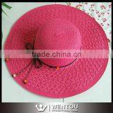 Wholesale Ladies Fashion Straw Sun Hat thumbnail-3