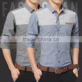 100% Cotton Men's Casual Shirt Man Big Size Dress Shirt thumbnail-2