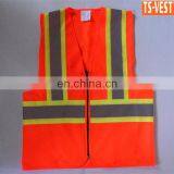 Warning Safety Clothing Hi Vis Zipper Vest