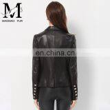 2016 Fashionable New Style Women Jacket Lover's Clothes With Mickey Minnie Mouse Pattern Genuine Real Sheepskin Leacher Jacket thumbnail-5