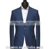 navy oxford blazer with pure cotton