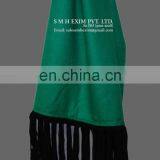 Silk Pashmina Stoles, Scarf With Sued Trims thumbnail-4
