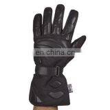 HMB-2045A MOTORCYCLE LEATHER GLOVES GEL BACK PROTECTION