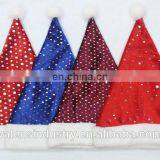 Yiwu China OEM Wholesale Velvet Santa Claus Christmas Hat Liner Inside With Stars Ideas thumbnail-1