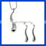 Wholesale Fashion Steel Jewelry Set thumbnail-1