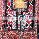 Hand Embroidered Gypsy Antique Neck Yoke Patch- Vintage Gypsy Banjara Yoke Neck Patches thumbnail-2