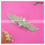 Rhinestone bridal cheap personalized hair comb for sale