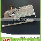 Silver or Gold Metal Printing Magnetic Name Cards thumbnail-3