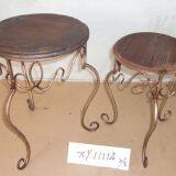 Metal Outdoor Folding Table Coffer Table Round Table thumbnail-5
