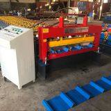 Dixin Full Automatic High Four Wave IBR And Trapezoidal Colored Steel Sheet Metal Roof and Wall Panel Roll Forming Machine thumbnail-3
