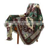 RAWHOUSE Amazon Hot Sale Cheap Woven Bohemian Blankets Aztec Throw Geometric Rug Sofa Cover Beach Blankets thumbnail-7