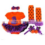 Infant Festival Halloween Costumes Jumpsuit+Headband+Shoes+Socks  4 sets of Halloween Clothes