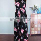 2019 Summer Mother and Child Dress The Parent-child Attire Floral Print Sleeveless Long Dress (this Link for WOMAN) thumbnail-5