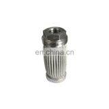 Stainless Steel 304 Wire Mesh Pleated Metal Filter Element With Threaded Interface thumbnail-4