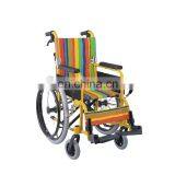 Rehabilitation Therapy Supplies Manual Aluminum Pediatric Baby Wheelchair for Children thumbnail-4