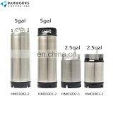 New 10 Litre 2.5Gallon Stainless Steel 304 Ball Lock Cornelius Style Beer Keg With Pressure Relief Valve for Homebrewing thumbnail-7