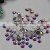 Top Quality Very Bright Nail Crystal Rhinestone Crystal AB Clour Silver Back Non Hot Fix Rhinestones thumbnail-6