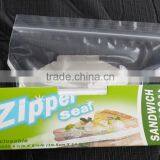 Chinese LDPE Bread Plastic Bag Design With Zipper Slide
