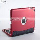 Bluetooth Keyboard for IPad Mini,red Separable Aluminum + Plastic Keyboard