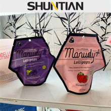 500ml Shaped Stand up Pouch Bag For Snacks