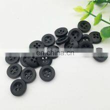 Engraved Logo Custom Two 4 Hole Flat Elastic Soft Shirt Rubber Garment Button thumbnail-4