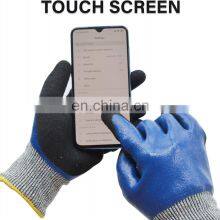 Blue Sandy Nitrile HPPE Sand Blasting Gloves thumbnail-5