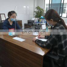 Sneeze Guard Shield for Counter Portable Protective Barrier Transaction Window Customize Acrylic Sneeze Screen With Feet thumbnail-5