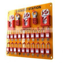 Safety 20 Locks Padlock Station,lockout/ Tagout Station