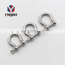 Fashion High Quality Metal Stainless Steel Screw Pin Bow Shackle thumbnail-1