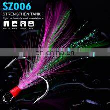 Wholesale Strong Barbed Hooks With Feather Barbs Anchor Hook Seawater Resistance Hi-Carbon Steel Fishing Hook thumbnail-5