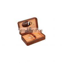 Croco Leather Cigar Travel Humidor Manufacturer Wholesale Solid Cigar Case Cedar Wooden Cigar Humidor thumbnail-4
