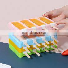 Hot Sale Japanese Personal Order Custom 4 Cavity High Quality BPA Free Plastic Popsicle Ice Cream Molds thumbnail-1