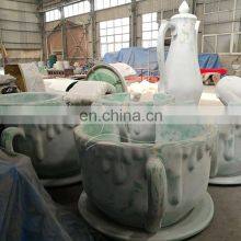 Indoor and Outdoor Adult and Kids Game Funfair Rides Amusement Fairground Rotating Coffee Cup for Sale thumbnail-4