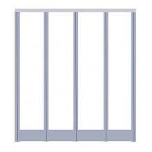 Fuxing 1mm Auto-close Transparent Blue Clear Plastic Magnetic Pvc Strip Curtain Used For Doors Pvc Curtain Strip thumbnail-5