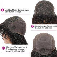 Glueless Water Wave With Bang Human Hair Wigs For Black Women Full Machine Made Ready To Wear Water Wave Bob Wigs With Bangs Pelucas thumbnail-5