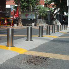 UPARK Anti-theft Driveway Security Post Stainless Steel Retractable Bollards Price Customized Car Parking Post thumbnail-1